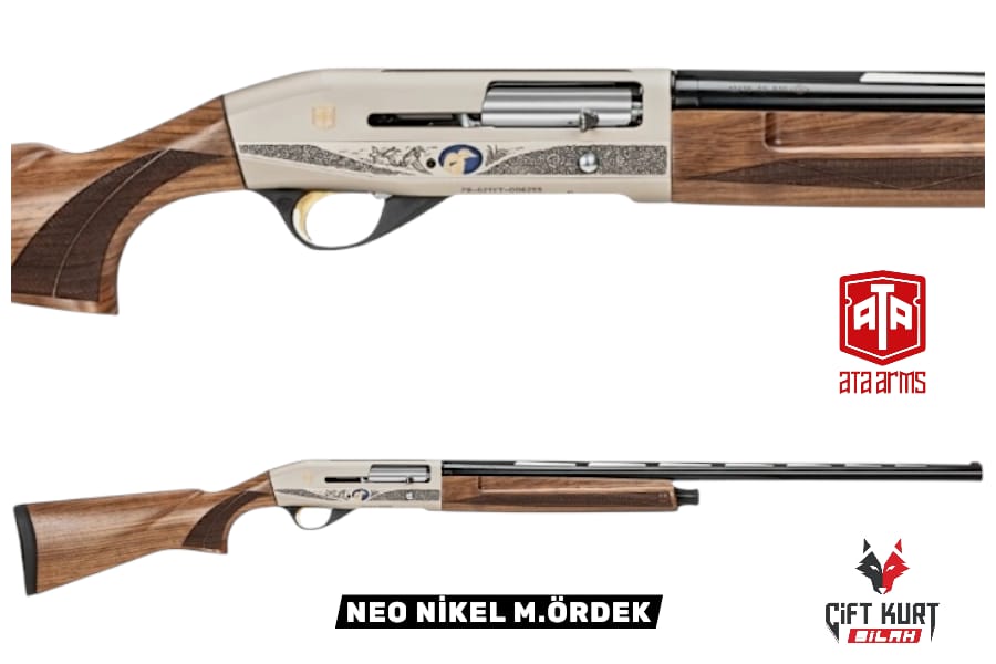 Ata Arms Neo Nikel M.Ördek Gravürlü Otomatik Av Tüfeği